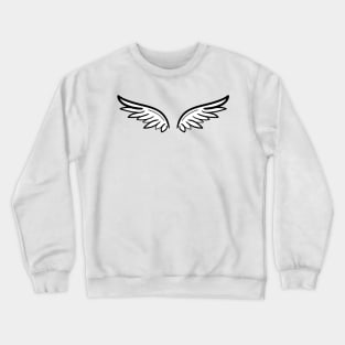 Wings (white) Crewneck Sweatshirt